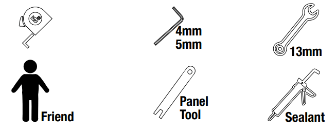 frontRUNNEROUTFITTERS KVFT001 Slimline II Roof Rack Low - 1