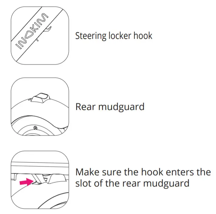 INOKIM Mini 2 -Steering locker hook