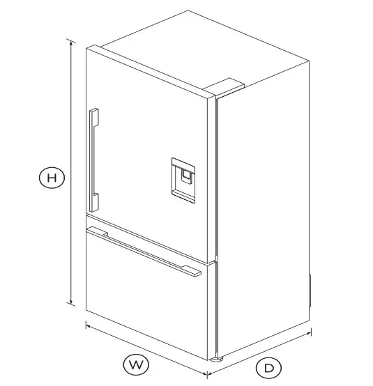 FISHER PAYKEL RF170WDRX5N 32-Inch 17.1 cu ft Freestanding Refrigerator Freezer - Daimansion