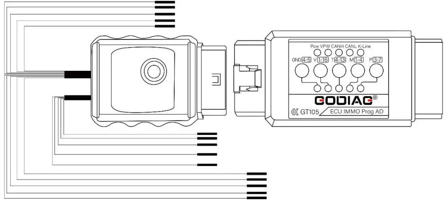 GODIAG GT107 Gearbox Data Adapter ECU IMMO Kit - first attemp