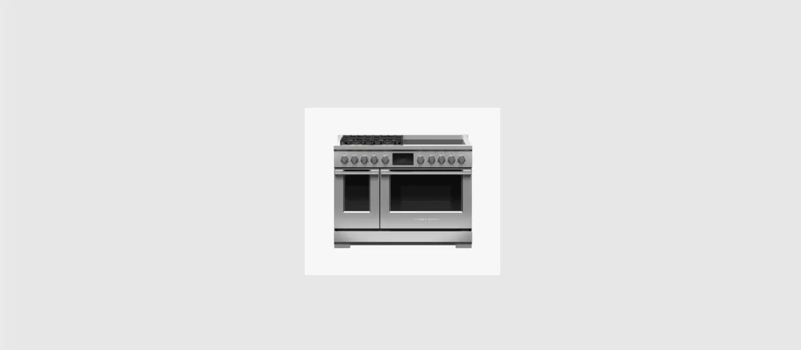 Fisher Paykel Rhv3-484-l 48 Inch 4 Burners Dual Fuel Range User Guide