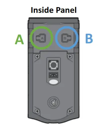 Pair Door Lock - Inside Panel