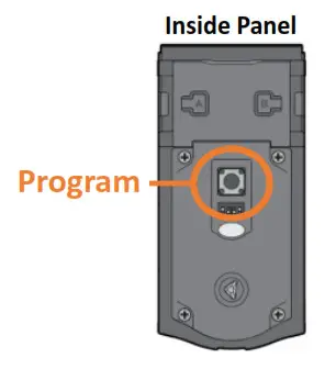 Program User Codes - Inside Panel