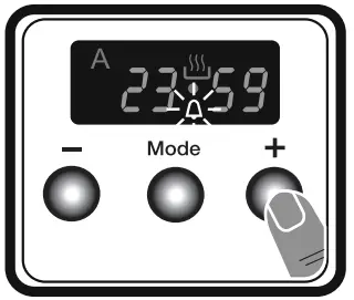 Audible warning time adjustment