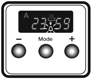 Audible warning time adjustment