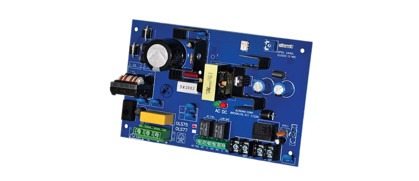 Altronix Ols75 Off-line Power Supply Charger Installation Guide
