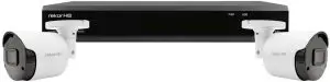 rekor hd RHD4KB2W 4 Channel HD 500GB DVR & White Bullet Camera CCTV Kit