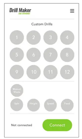 SPINSHOT Player Pickleball Machine - Control connected
