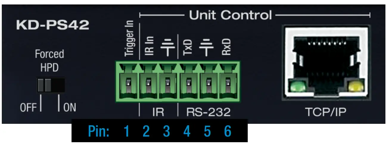Key digital KD-PS42 4-Input 4K 18G Presentation Switcher - 6