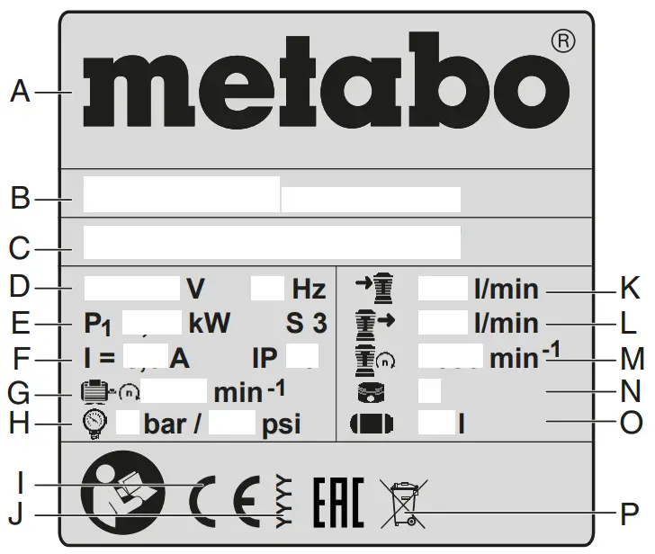 metabo 601531000 Power 180 5 W OF Compressor - FIG