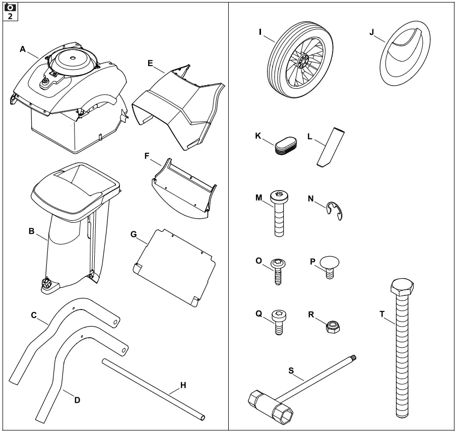 STIHL GHE 420, GHE 450 Combination Electric Shredder - FIG 2
