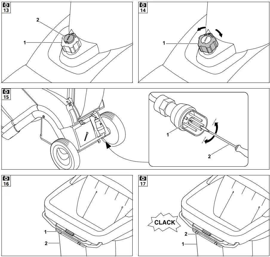 STIHL GHE 420, GHE 450 Combination Electric Shredder - FIG 7