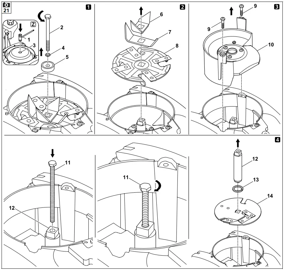 STIHL GHE 420, GHE 450 Combination Electric Shredder - FIG 9