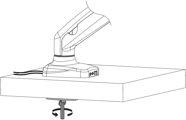 VonHaus Single Gas Powered Monitor Mount 1b-2b