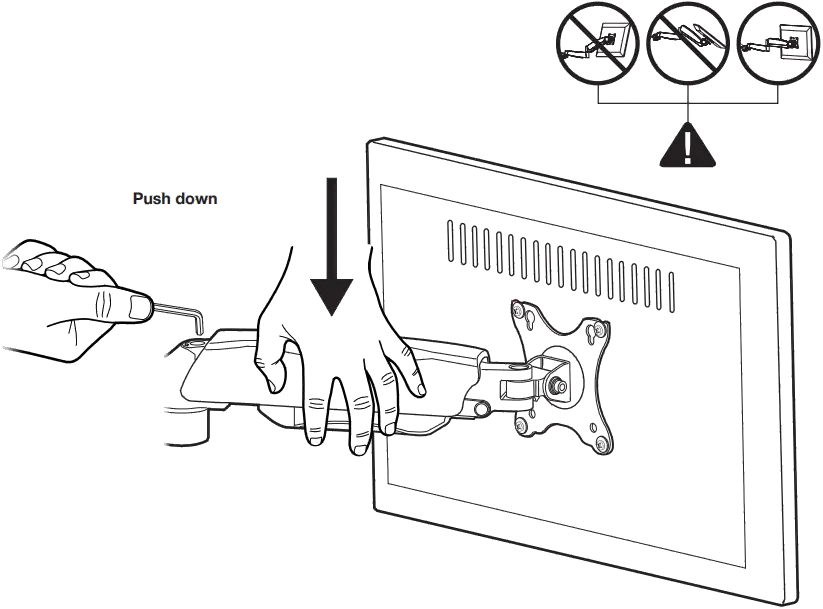 VonHaus Single Gas Powered Monitor Mount 3a