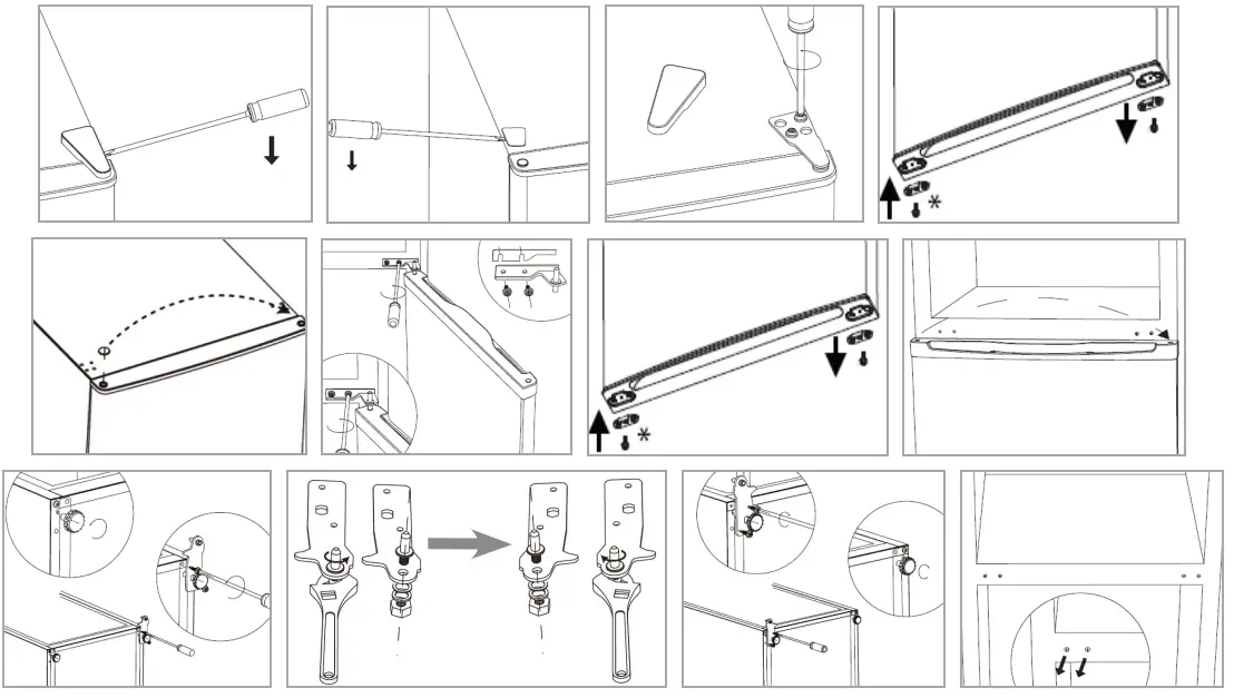 BOMANN KG 7341 Household Fridge Freezer - parts 2
