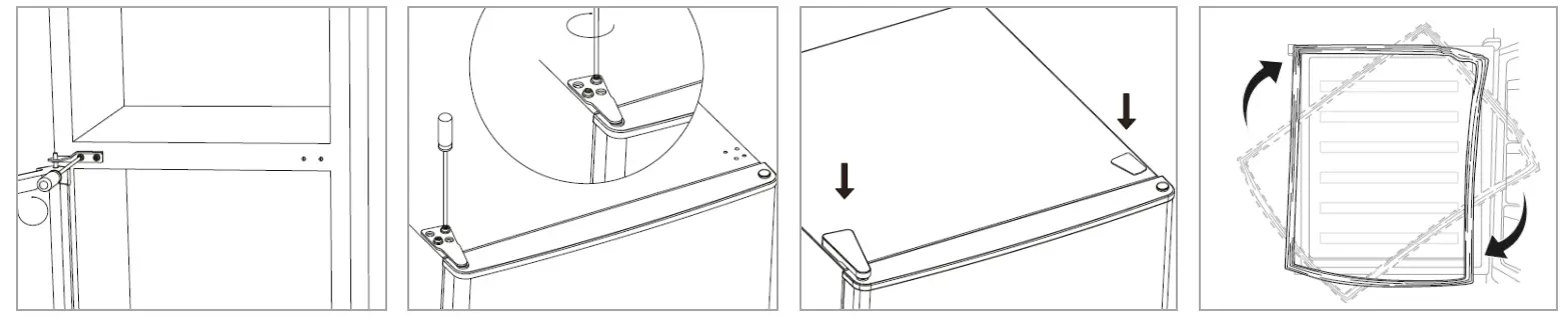 BOMANN KG 7341 Household Fridge Freezer - parts 3