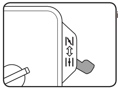 ozito PED-3005 Petrol Edger - Warm Start position