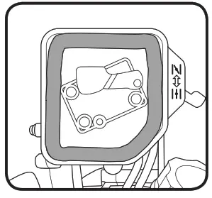 ozito PED-3005 Petrol Edger - air filter