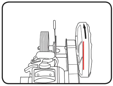 ozito PED-3005 Petrol Edger - blade will cut