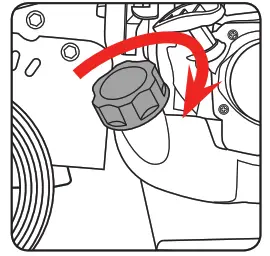 ozito PED-3005 Petrol Edger - spillage