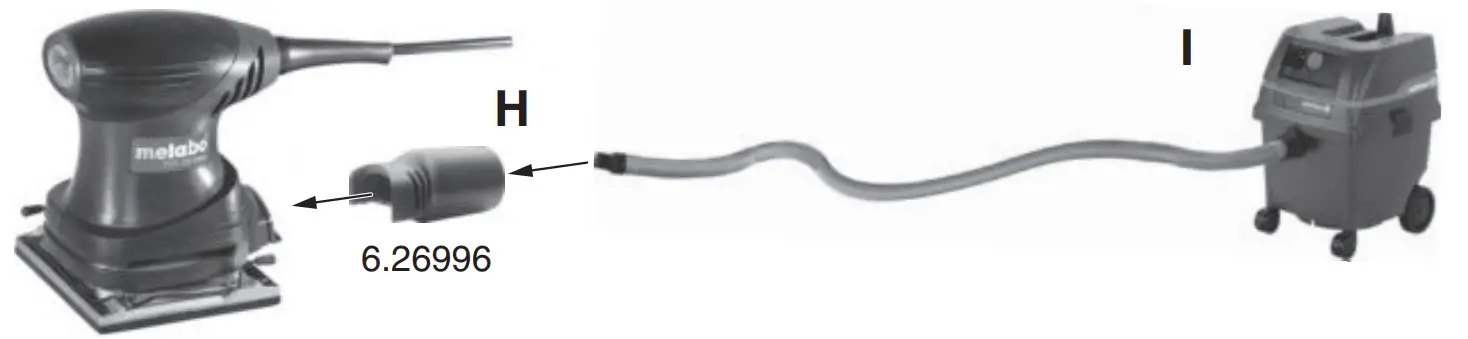 metabo FSR 200 Intec Orbital Sander - fig 4