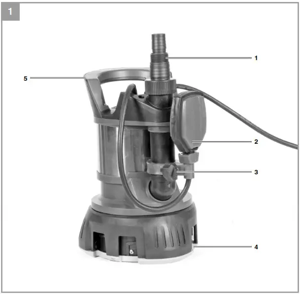 Einhell GE DP 7330 LL ECO Dirty Water Pump - overview 1