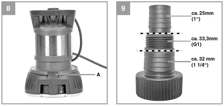 Einhell GE DP 7330 LL ECO Dirty Water Pump - overview 4