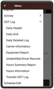 Record of Duty Status (DOT Log)