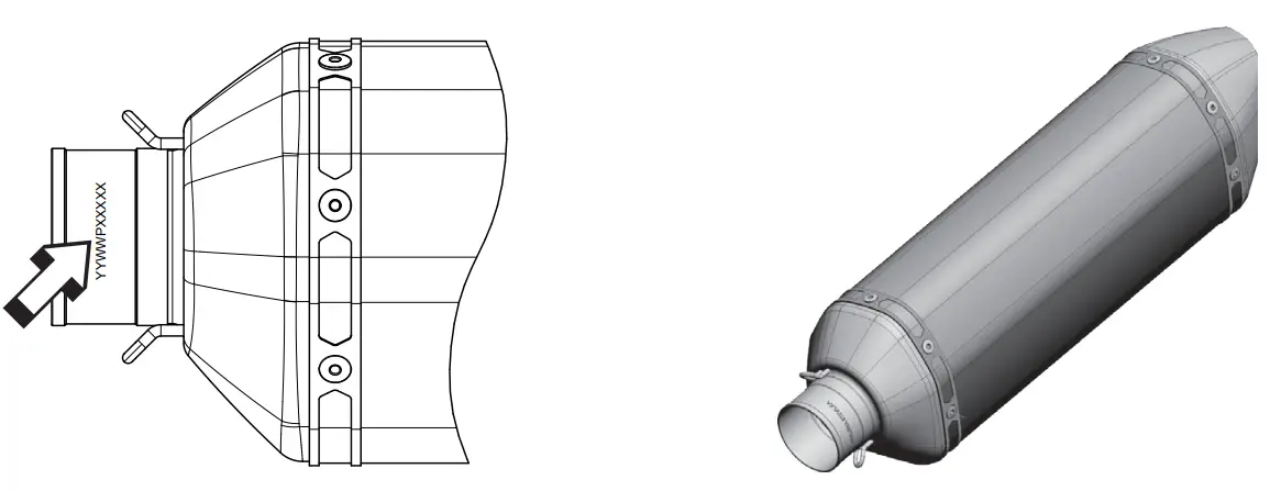 AKRAPOVIC BMW S1000RR Slip-On Exhaust fig 1
