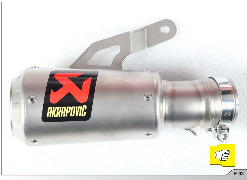 AKRAPOVIC BMW S1000RR Slip-On Exhaust fig 3