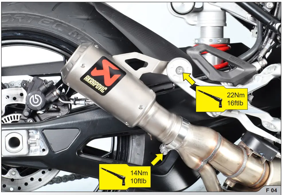 AKRAPOVIC BMW S1000RR Slip-On Exhaust fig 5