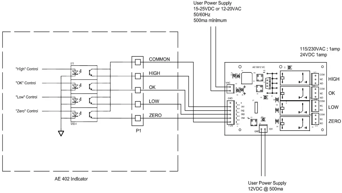 ae ADAM AE402 Externe Relaisbox - Figure 1