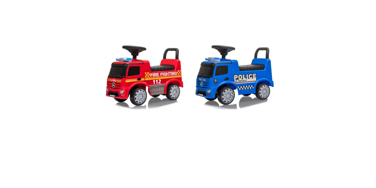 Jamara 460472 Push Car Mercedes Benz Antos Fire Truck Instructions