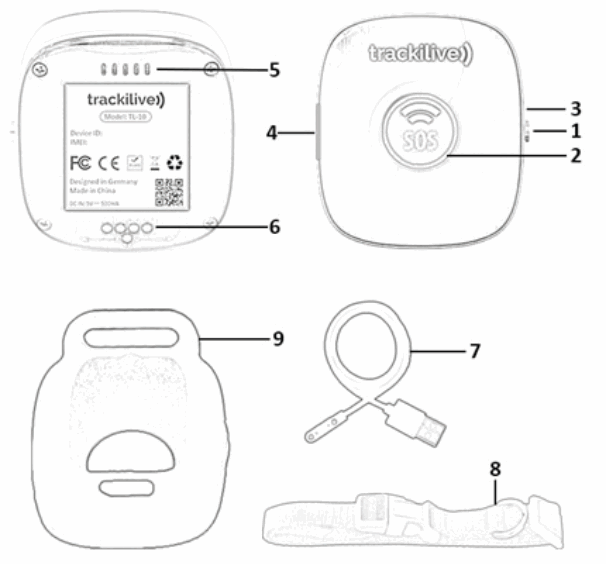 trackilive TL-10 4G GPS Tracker - 1