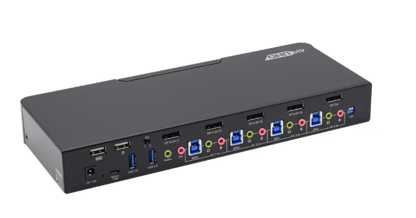 Gofanco Kvmdp-4p 4-port Dp 1.4 Kvm With Usb 3.0 User Guide Gofanco Kvmdp-4p 4-port Dp 1.4 Kvm With Usb 3.0 User Guide