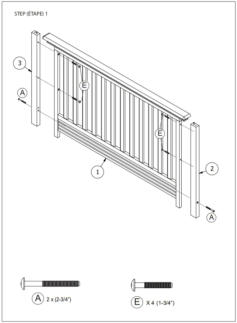 evolur WAVERLY CRIB Full Panel Convertible Weathered - fig 3