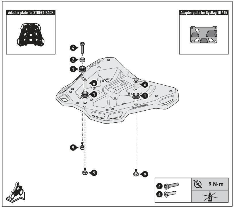 SW MOTECH BC SYS 01 400 20000 SysBag 30 Bag System - fig11