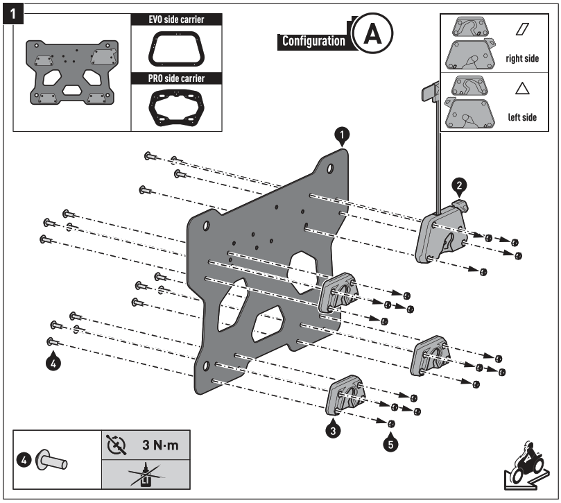 SW MOTECH BC SYS 01 400 20000 SysBag 30 Bag System - fig22
