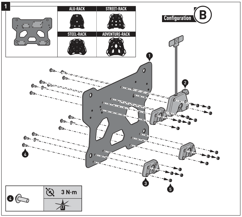 SW MOTECH BC SYS 01 400 20000 SysBag 30 Bag System - fig23