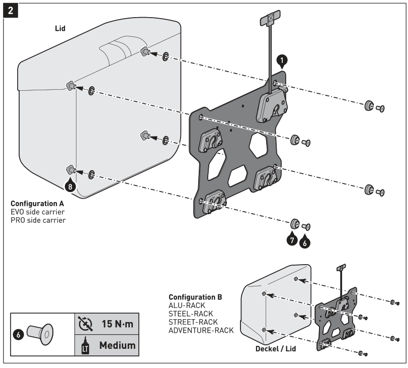 SW MOTECH BC SYS 01 400 20000 SysBag 30 Bag System - fig24
