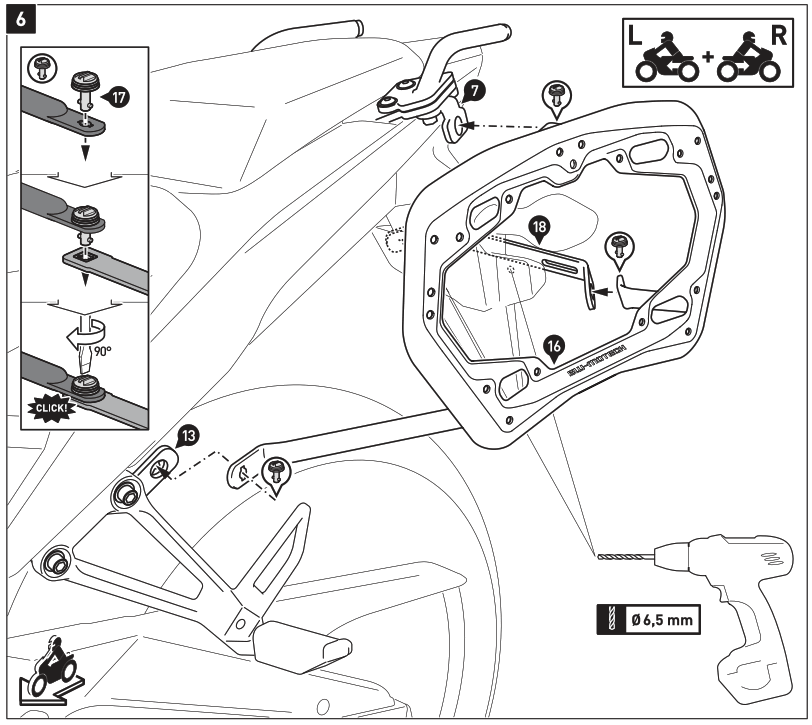 SW MOTECH BC SYS 01 400 20000 SysBag 30 Bag System - fig6