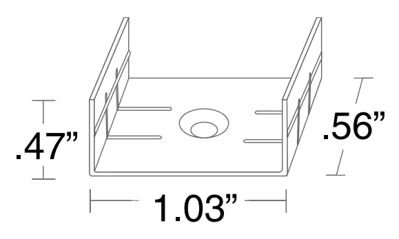 Q TRAN Wide Aluminum LED Profile - Fig 4