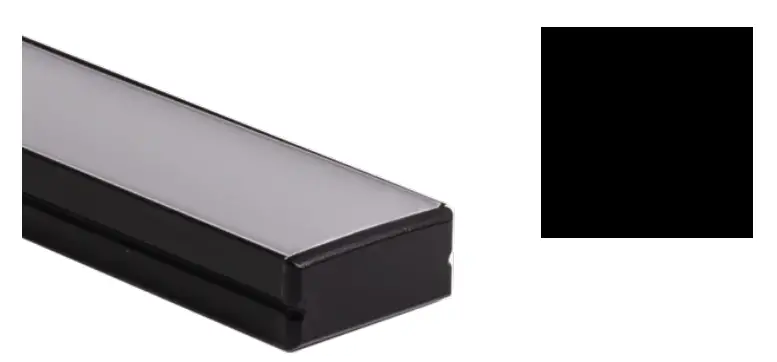 Q TRAN Wide Aluminum LED Profile - Fig