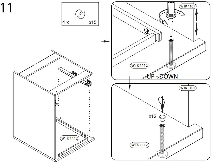 WASHTOWER WSUS60-11 Base Cabinet-fig19