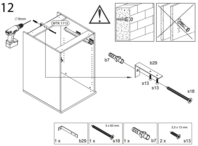 WASHTOWER WSUS60-11 Base Cabinet-fig20