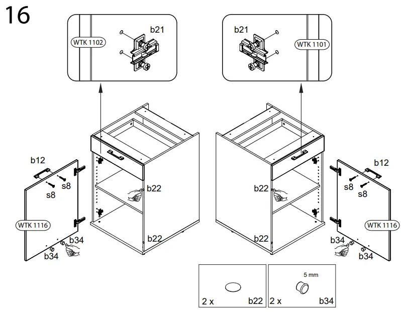 WASHTOWER WSUS60-11 Base Cabinet-fig24