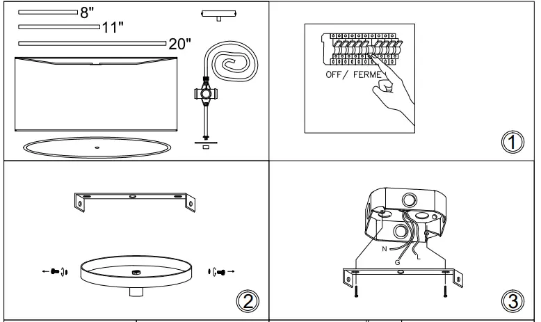 Dainolite-POR-224P-MB-WH-Porscha-4-Light-White-Modern-Contemporary-Drum-Pendant-Light-FIG-1