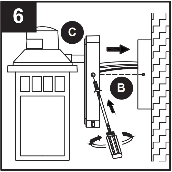 Harbor Breeze JEM1691A 1-Light 11.5 Inch Black Motion Sensor Outdoor Wall Light - fig 16