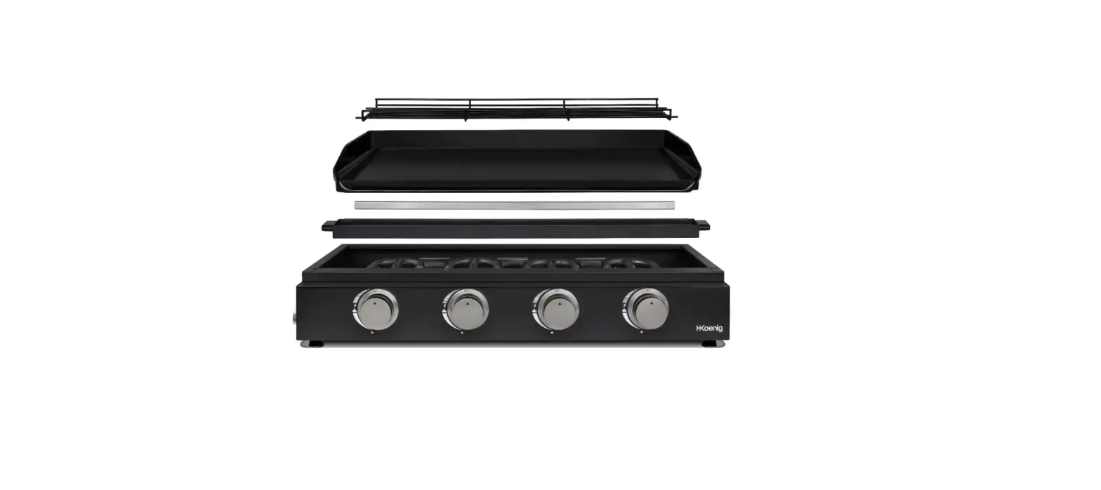 Hkoenig Plx1042 Gas Plancha 4 Burners Instruction Manual